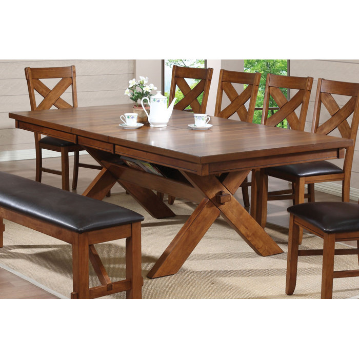 Loon Peak® Hayley Butterfly Leaf Dining Table | Wayfair